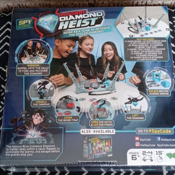 Spy Code Mission Diamond Heist Board Game - Picture 4 of 4